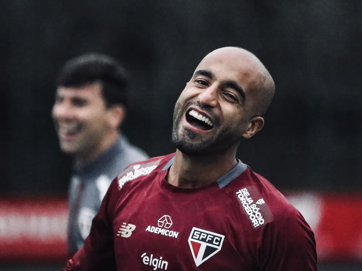 Lucas Moura, jogador do São Paulo