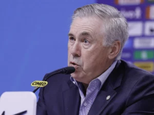 Carlo Ancelotti, treinador da Seleção Brasileira
