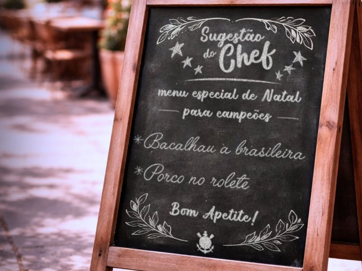 Corinthians alfineta Vasco e Palmeiras ao sugerir pratos para a Ceia de Natal