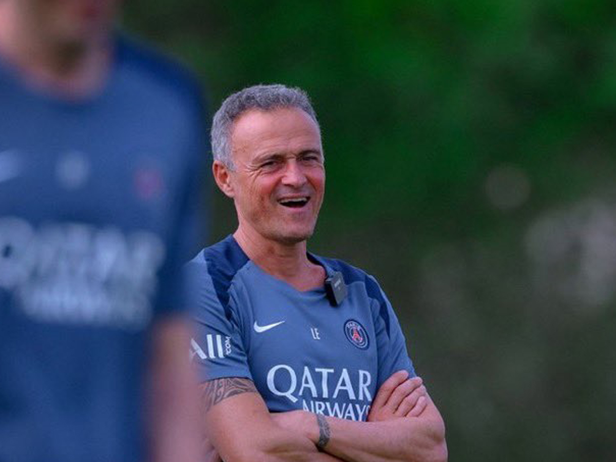 Luis Enrique, treinador do PSG
