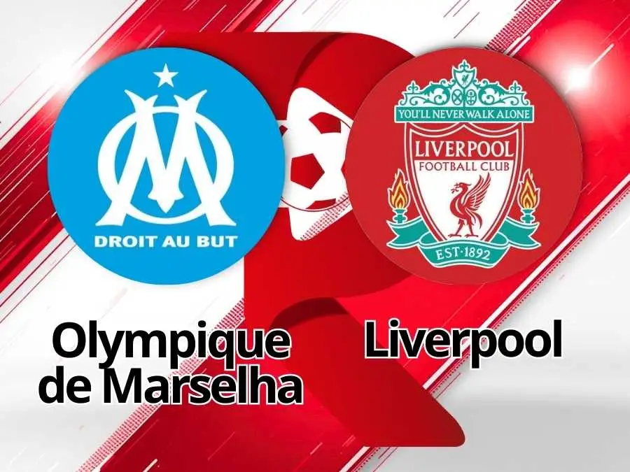 Olympique de Marselha x Liverpool: onde assistir ao vivo, horário e escalações – 7ª rodada fase de liga UEFA Champions League 2025/26