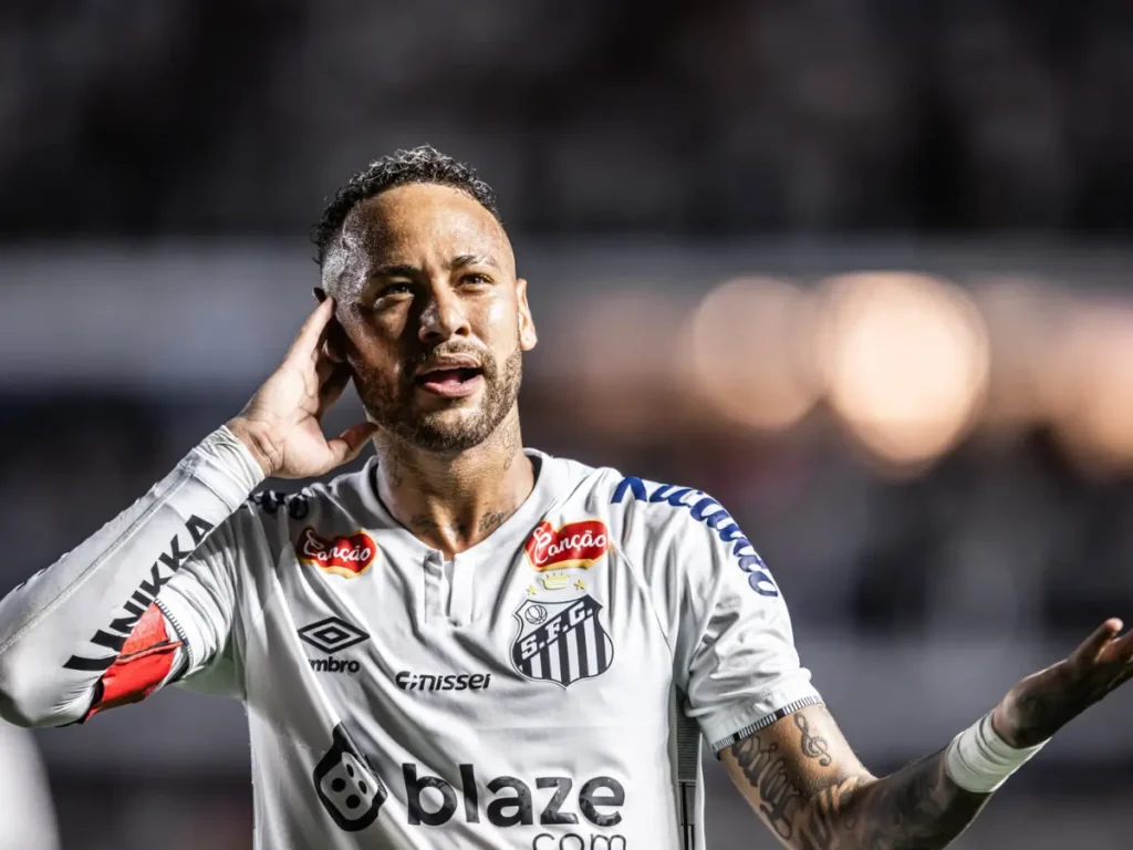 Neymar, jogador do Santos