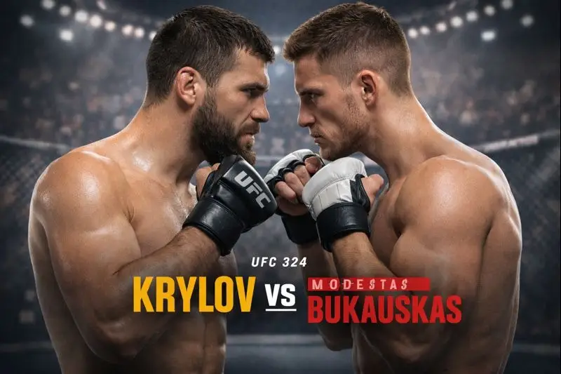 Nikita Krylov e Modestas Bukauskas se enfrentam no peso meio-pesado do UFC 324.
