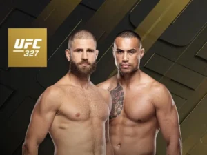 UFC 327 com Jiri Prochazka e Carlos Ulberg frente a frente