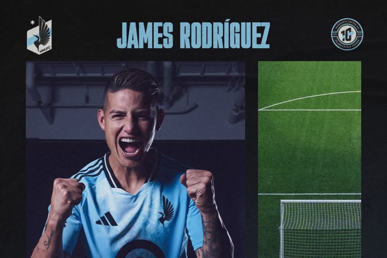 James Rodriguez no Minnesota United.
