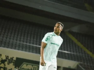 Jhon Arias fez a sua estreia pelo Palmeiras