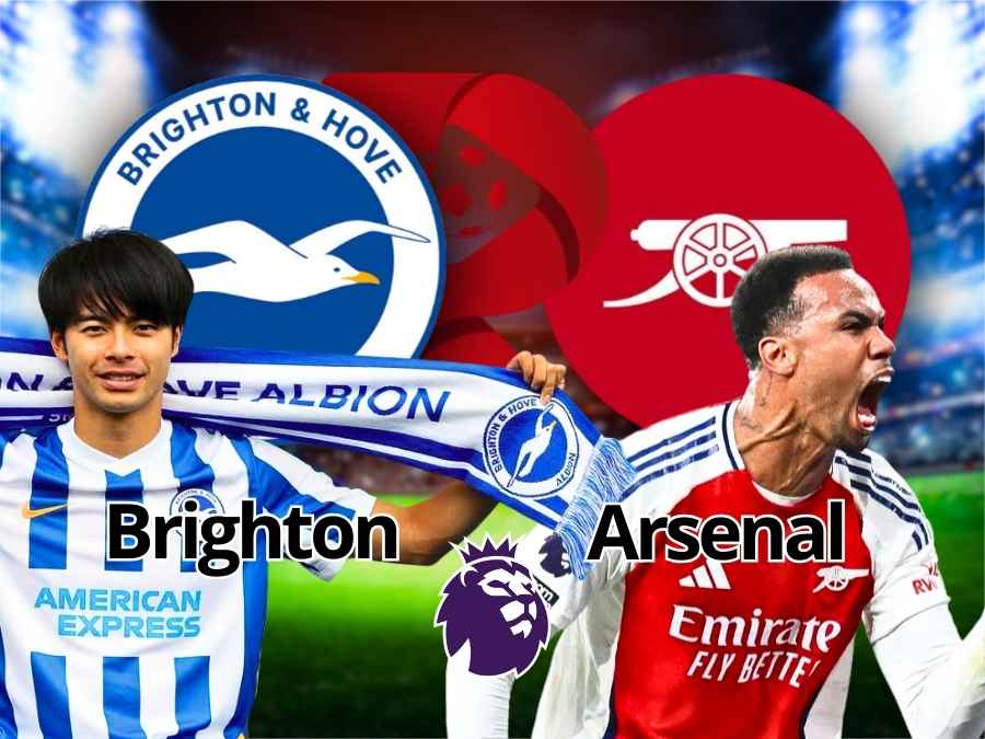 Brighton x Arsenal ao vivo: onde assistir, palpites e escalações na Premier League