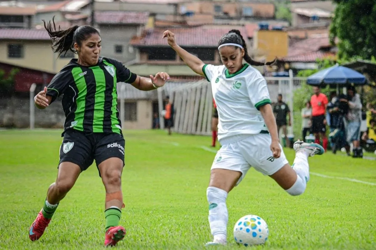 Juventude vence o América-MG no fim e conquista primeira vitória Brasileirão Feminino