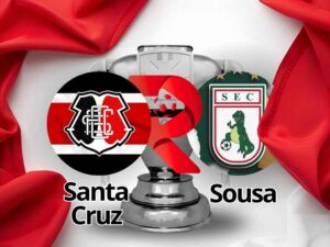 Santa Cruz x Sousa ao vivo: onde assistir, palpites e escalações na Copa do Brasil