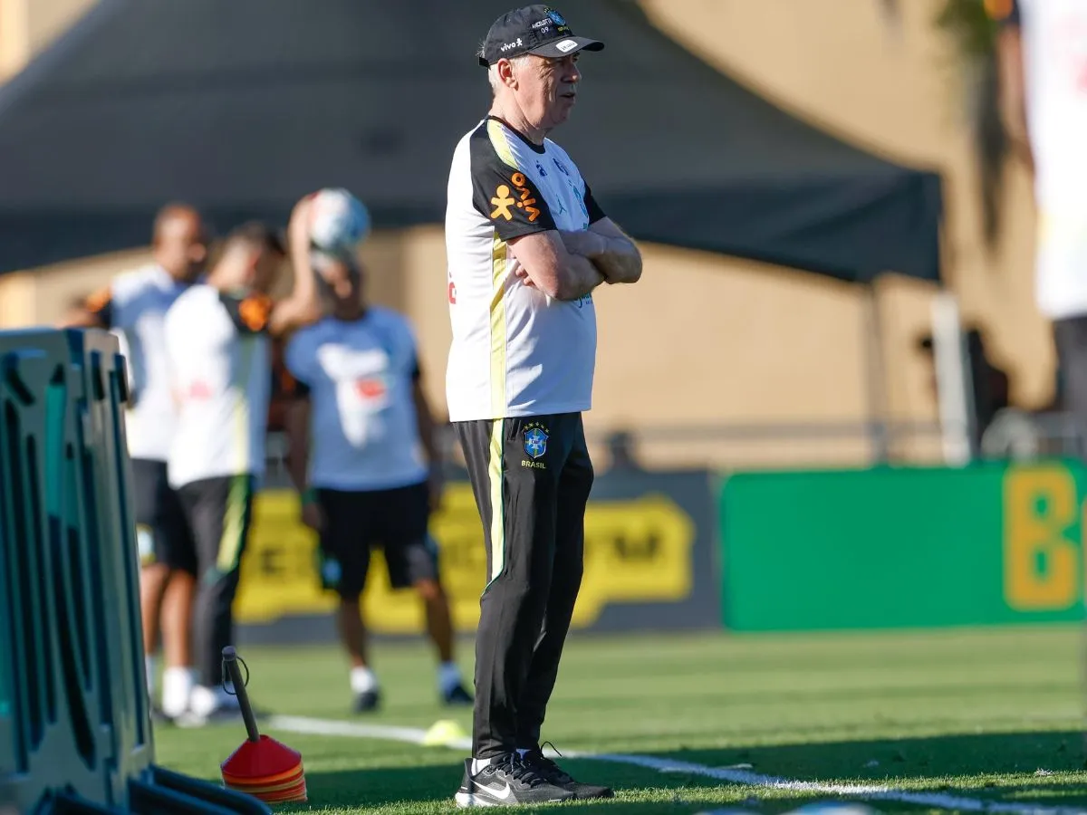 Carlo Ancelotti fará mudanças na Seleção Brasileira