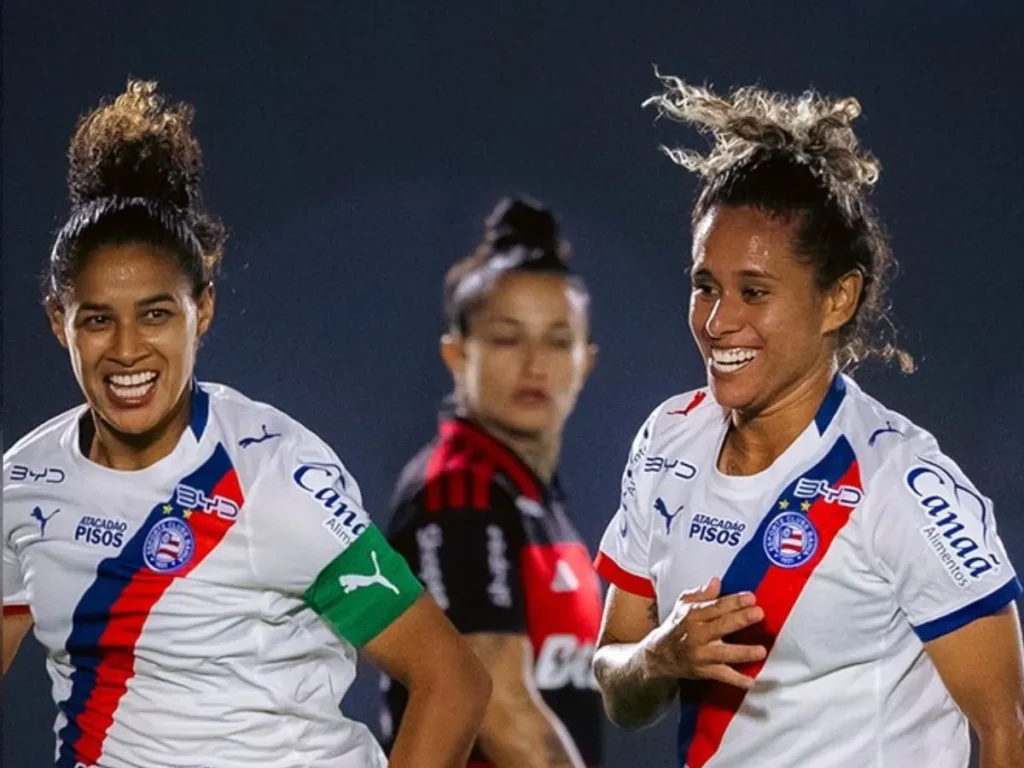 Bahia vence o Flamengo no Rio, quebra invencibilidade e embala no Brasileirão Feminino