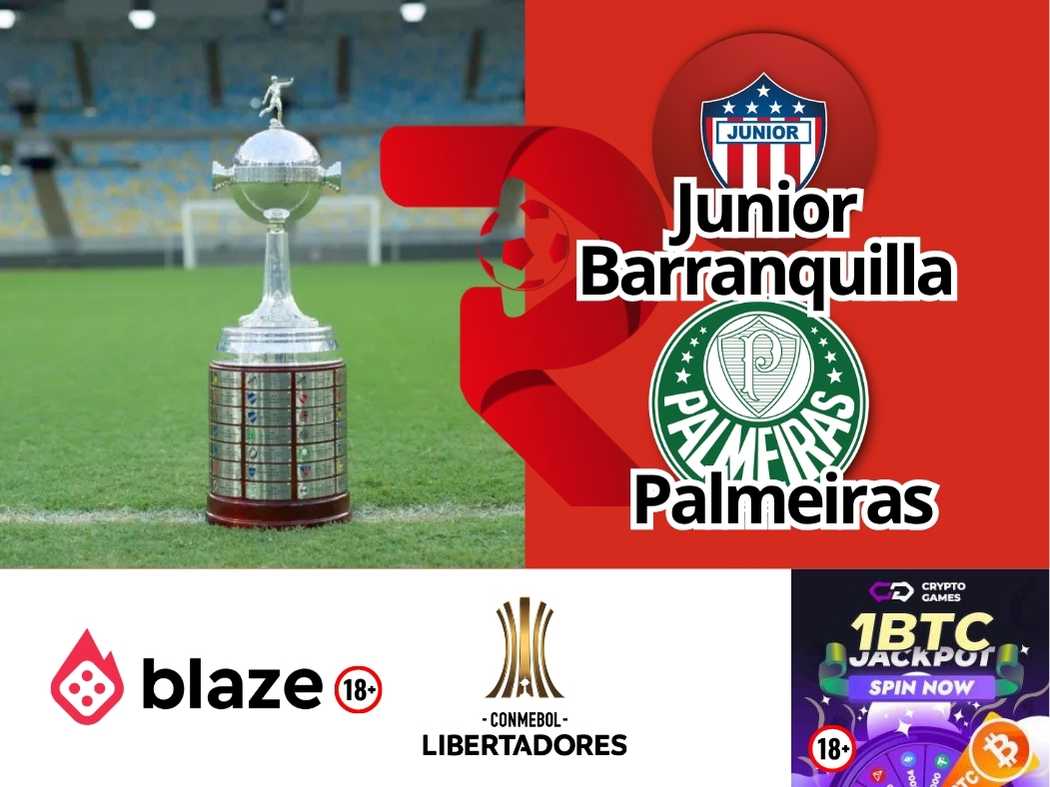 Junior Barranquilla x Palmeiras Palpite: Onde assistir hoje (08/04)