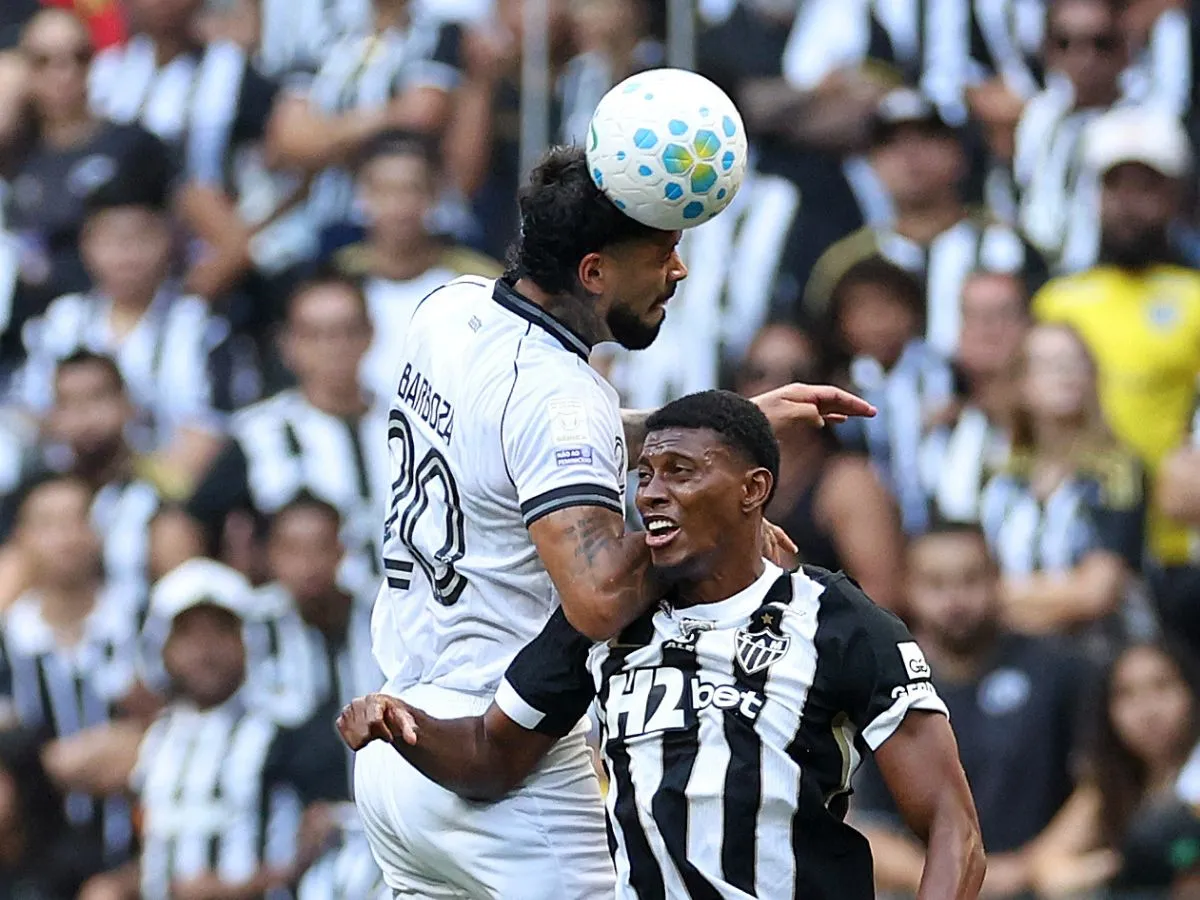 Arthur Cabral marca no fim, e Botafogo arranca empate do Atlético-MG na Arena MRV