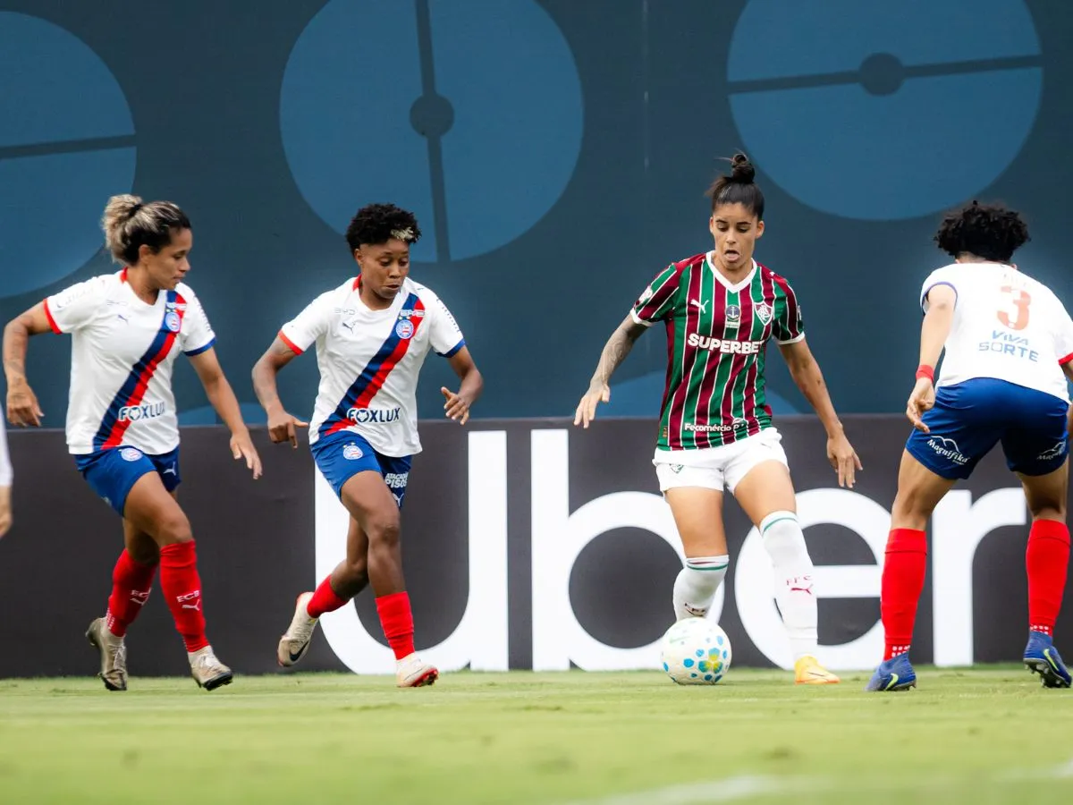 Fluminense e Bahia empatam em jogo eletrizante de seis gols pelo Brasileirão Feminino
