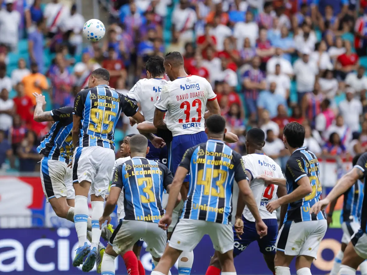 Bahia e Grêmio jogaram na Fonte Nova pelo Brasileirão