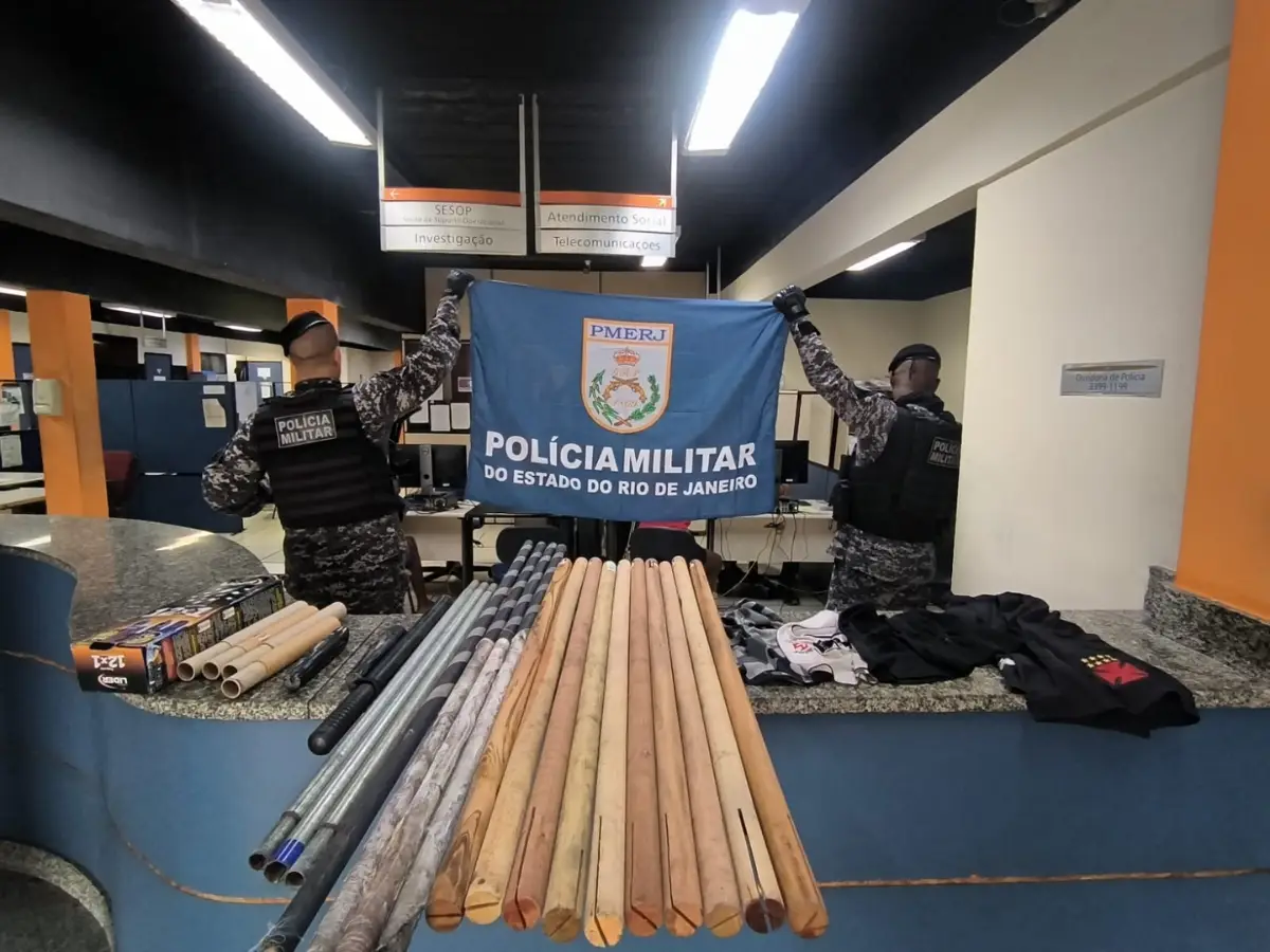 PM evita briga entre torcedores de Flamengo x Vasco