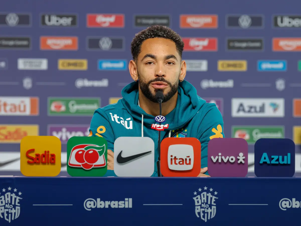 Matheus Cunha com a Seleção Brasileira