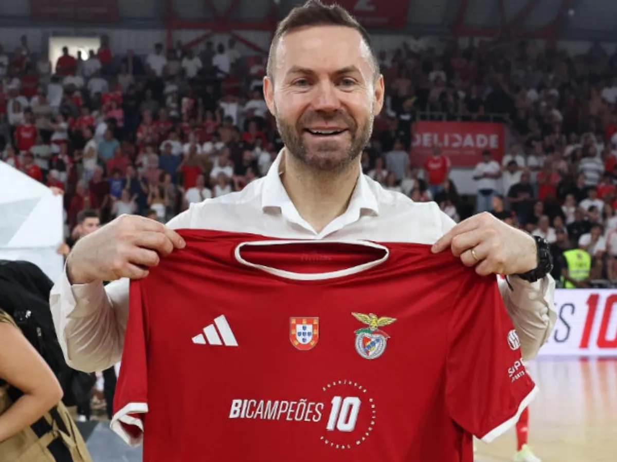 Técnico Cassiano Klein e jogadores brasileiros foram pilares numa conquista histórica do Benfica em futsal
