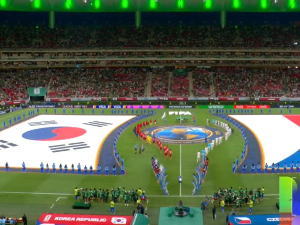 Coreia do Sul e República Tcheca fizeram um bom jogo na abertura da Copa do Mundo