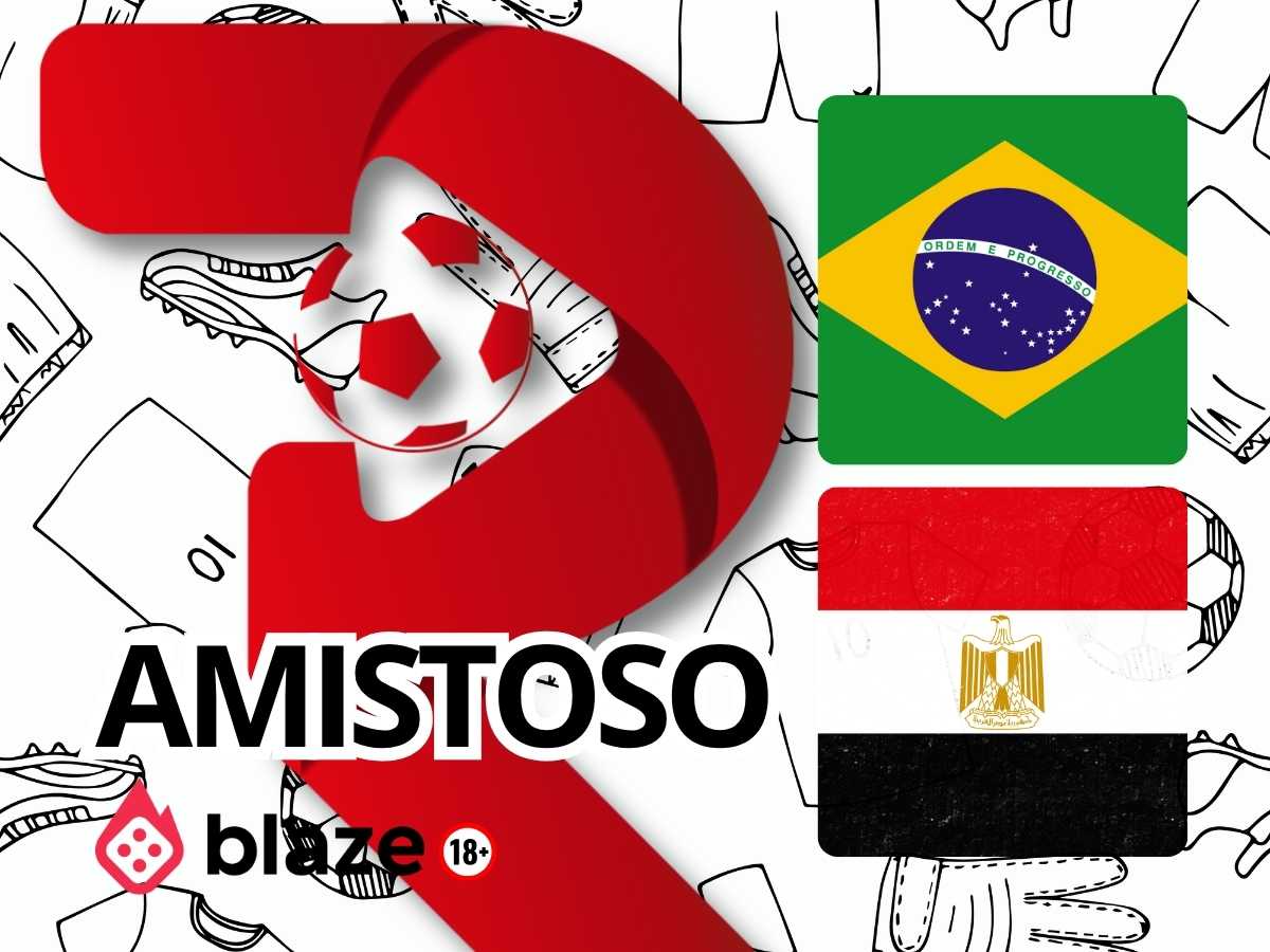 Brasil x Egito Palpite - Amistoso Internacional Pré-Copa (06/06)