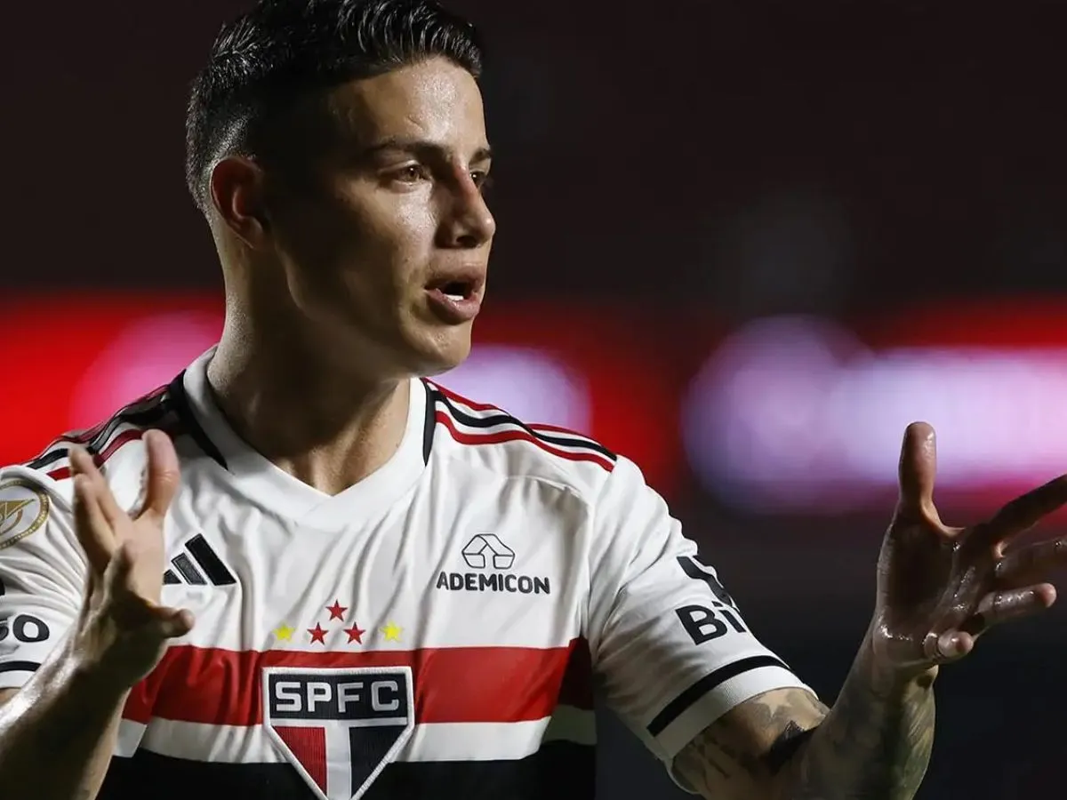 Ex-São Paulo, James Rodríguez fica livre no mercado e desperta interesse de clube italiano