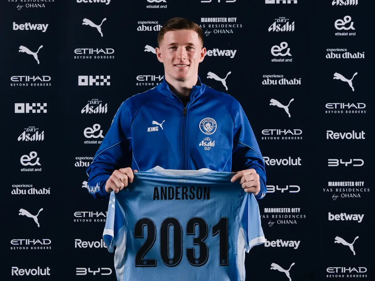 Elliot Anderson se tornou a maior contratação da história do Manchester City