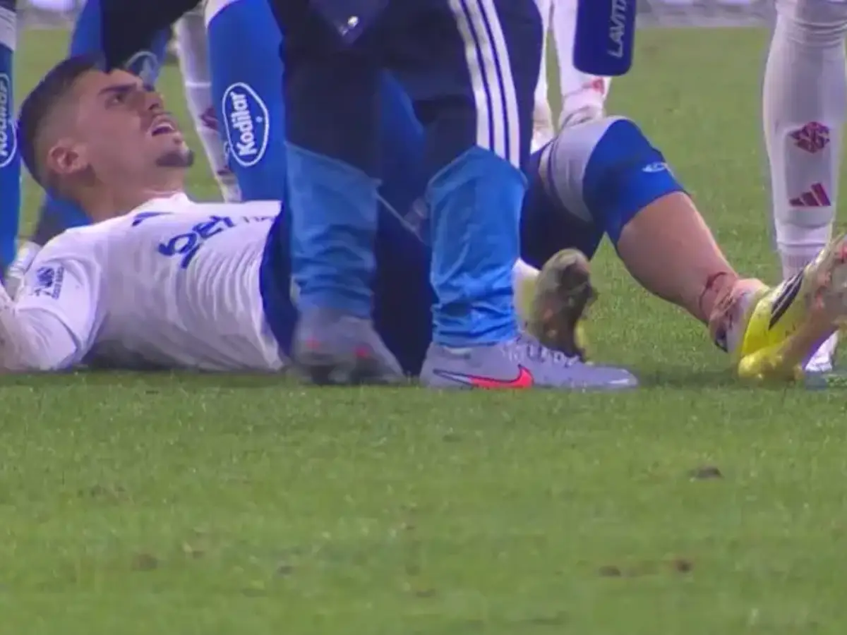 Gabriel Pec sofre lesão na tíbia