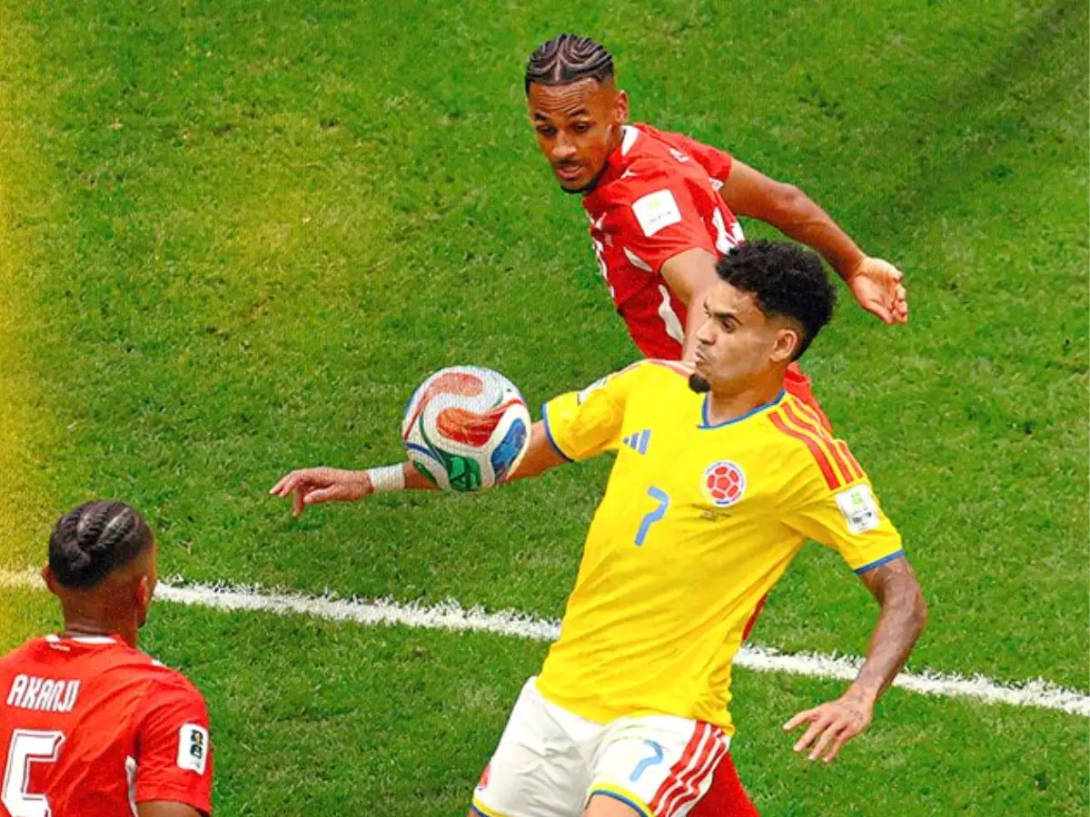 Colômbia e Suíça fizeram jogo movimentado na Copa do Mundo