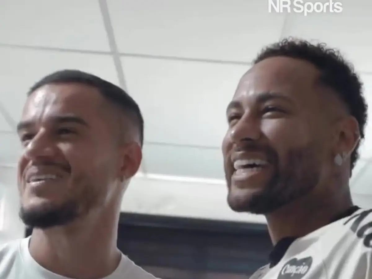 Philippe Coutinho e Neymar juntos